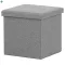 Tárolós Puff, Szürke Szövet. TAB-461 GREY2