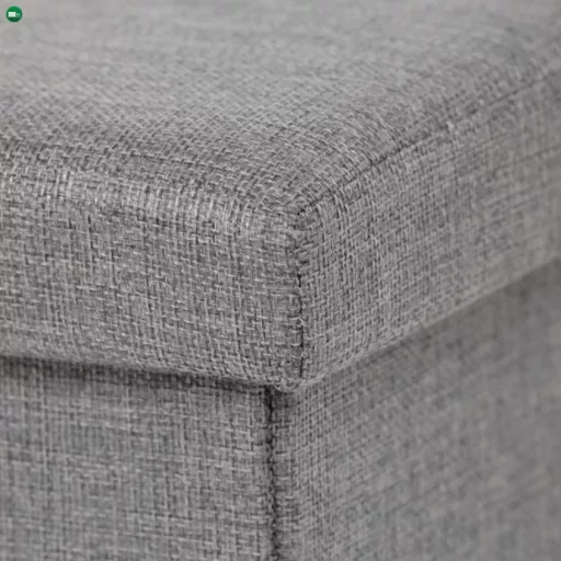 Tárolós Puff, Szürke Szövet. TAB-461 GREY2