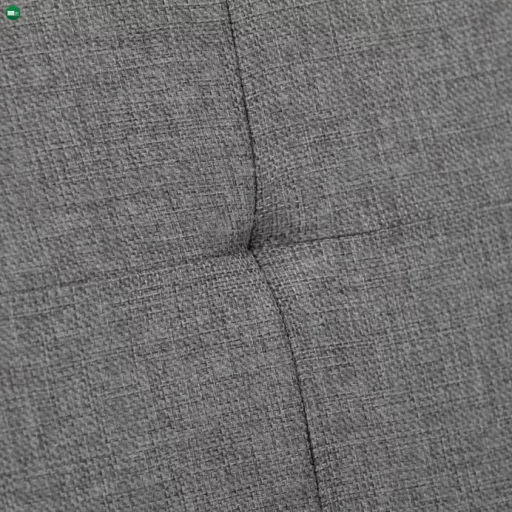 Tárolós Puff, Szürke Durva Szövet. TAB-462 GREY2