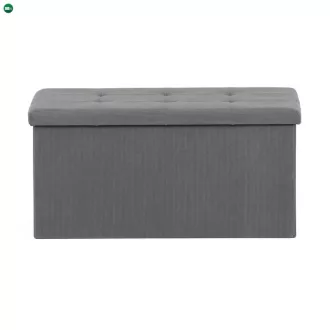 Szürke Kordbársony Tárolós Puff. TAB-472 GREY6