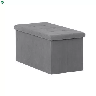 Szürke Kordbársony Tárolós Puff. TAB-472 GREY6
