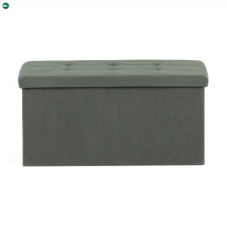Zöld Kordbársony Tárolós Puff. TAB-472 GRN6