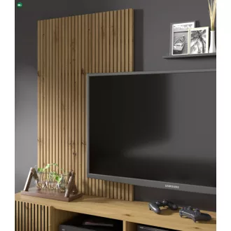   LAMELLÁS FALI PANEL MDF 2 db. 137x23 cm. WOTAN TÖLGY SZÍNBEN AURIS