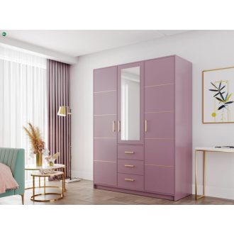 Gardrób 2 D3 Rózsaszín Árnyalatban Bologna 147