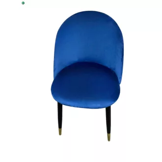 Modern Bársony Étkezőszék Kék Színben Dc-2048