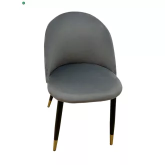 Modern Bársony Étkezőszék Szürke Színben DC-2048
