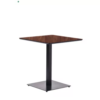   Szögletes Étkezőasztal, Bisztró Asztal Tölgy Színben Palermo - 70X70 cm./80x80 cm. Mdf-fém Palermo