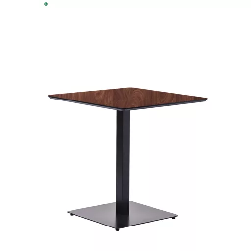 Szögletes Étkezőasztal, Bisztró Asztal Tölgy Színben Palermo - 70X70 cm./80x80 cm. Mdf-fém Palermo