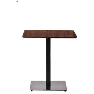   Szögletes Étkezőasztal, Bisztró Asztal Tölgy Színben Palermo - 70X70 cm./80x80 cm. Mdf-fém Palermo