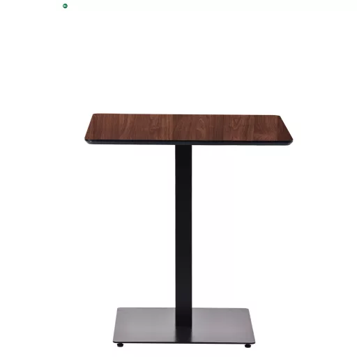 Szögletes Étkezőasztal, Bisztró Asztal Tölgy Színben Palermo - 70X70 cm./80x80 cm. Mdf-fém Palermo