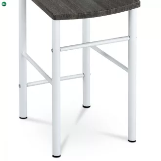   81870 Fehér szobainas sonoma tölgy dekorációval, terhelhetőség 90 kg Raktárról