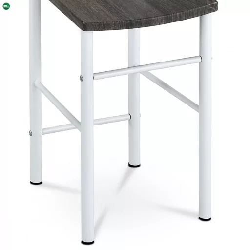 81870 Fehér szobainas sonoma tölgy dekorációval, terhelhetőség 90 kg Raktárról