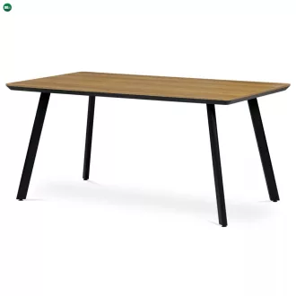   Étkezőasztal Kőris-Tölgy Mintázattal 160x90x76 cm. HT-532 Belföldi Raktárról