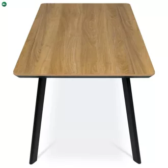   Étkezőasztal Kőris-Tölgy Mintázattal 160x90x76 cm. HT-532 Belföldi Raktárról