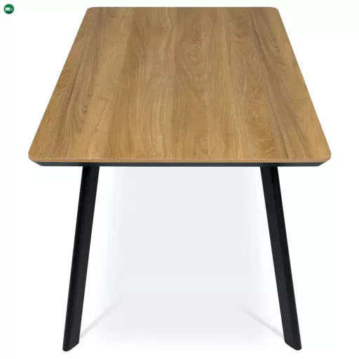 Étkezőasztal Kőris-Tölgy Mintázattal 160x90x76 cm. HT-532 Belföldi Raktárról