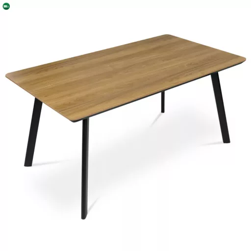 Étkezőasztal Kőris-Tölgy Mintázattal 160x90x76 cm. HT-532 Belföldi Raktárról