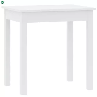   SENDI Étkezőasztal Fehér Színben. 75x55 cm Belföldi Raktárról
