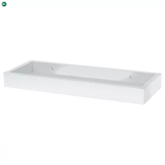 P-010 Lebegő polc Matt Fehér Színben Raktárról
