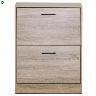   Cipőtartó (cipősszekrény), MDF, barna, ABO-G1014 OAK Belföldi Raktárról