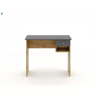   COLIN íróasztal 1 fiókkal, artisan tölgy/antracit színben