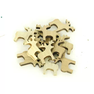 Rénszarvas Fa Natúr