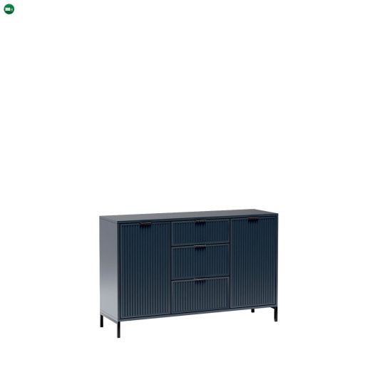ELEGANZO LS-2 3S2D komód sötétkék színben