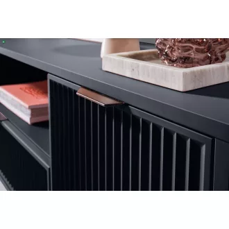 TV szekrény 165,3 cm indigo színben – ELEGANZO LS‑4