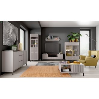 ELEGANZO LS-5 magasvitrin kasmír színben