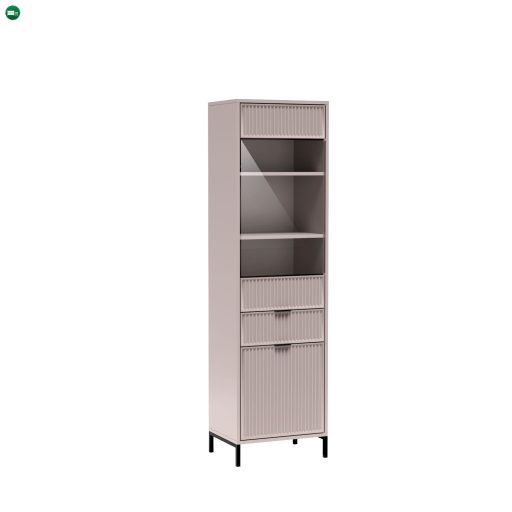 ELEGANZO LS-5 magasvitrin kasmír színben