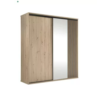   Ruhásszekrény 199 cm Artisan tölgy színben – MODERNO C‑15