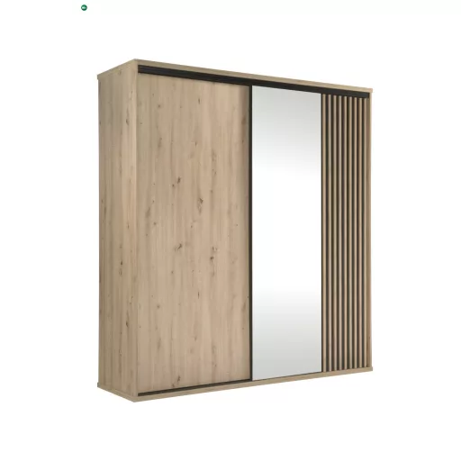 Ruhásszekrény 199 cm Artisan tölgy színben – MODERNO C‑15