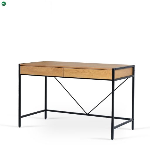 ALLY íróasztal 123 cm aranytölgy/fekete