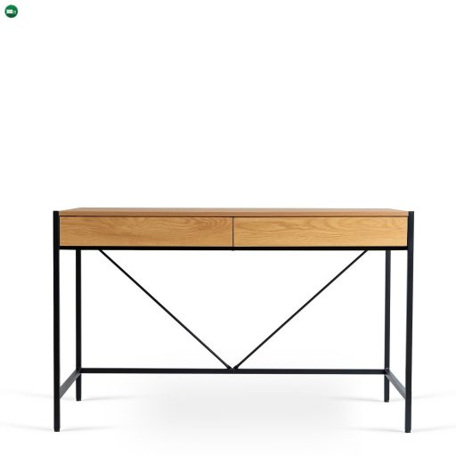 ALLY íróasztal 123 cm aranytölgy/fekete