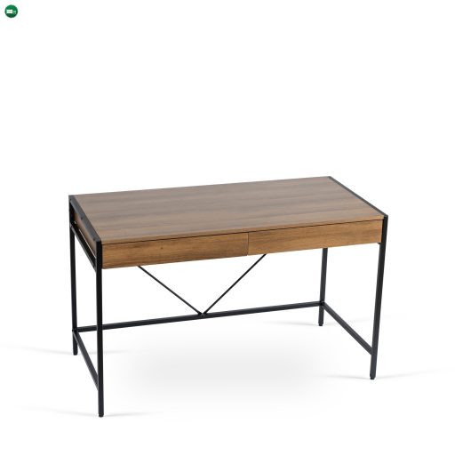 ALLY íróasztal 123 cm dió/fekete