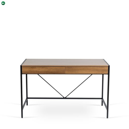 ALLY íróasztal 123 cm dió/fekete