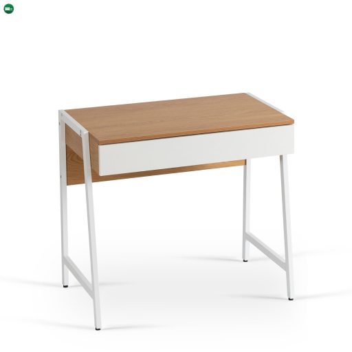 MORI Íróasztal 84 cm tölgy/fehér