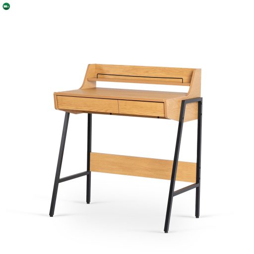 PERI íróasztal 77 cm tölgy/fekete