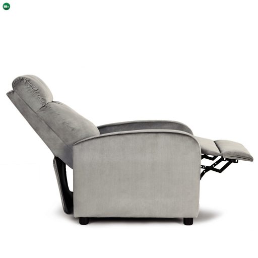 TV és Relaxfotel Szürke Bársony Kárpittal. DANNY