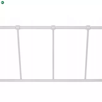 Ágy 90x200 cm fehér színben – PABLO