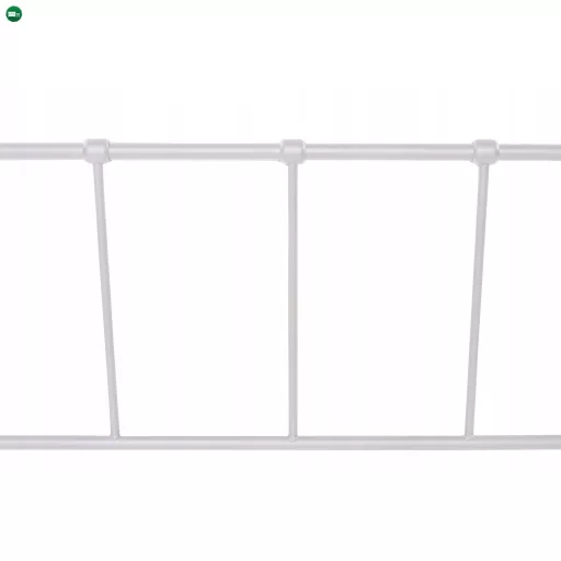 Ágy 90x200 cm fehér színben – PABLO