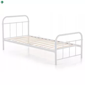 Ágy 90x200 cm fehér színben – PABLO