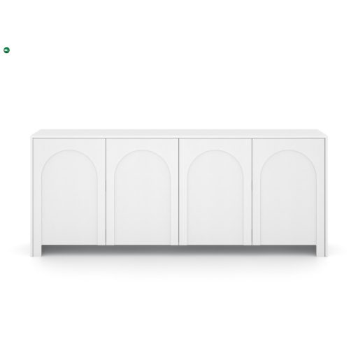 4 Ajtós Komód Matt Fehér Színben. ARCO