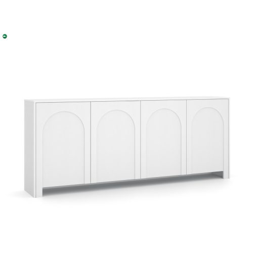 4 Ajtós Komód Matt Fehér Színben. ARCO