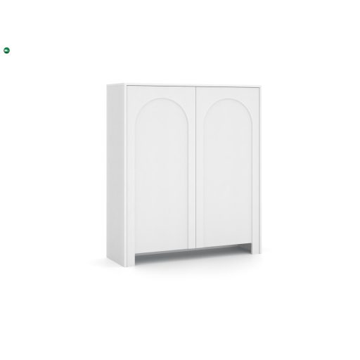 ARCO Magaskomód Matt Fehér Színben.