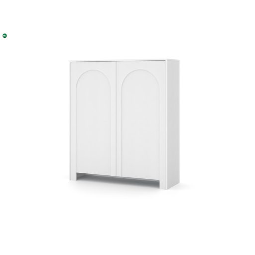 ARCO Magaskomód Matt Fehér Színben.