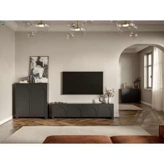 ARCO 3D TV Állvány Fekete Színben. Szélesség: 150 cm.
