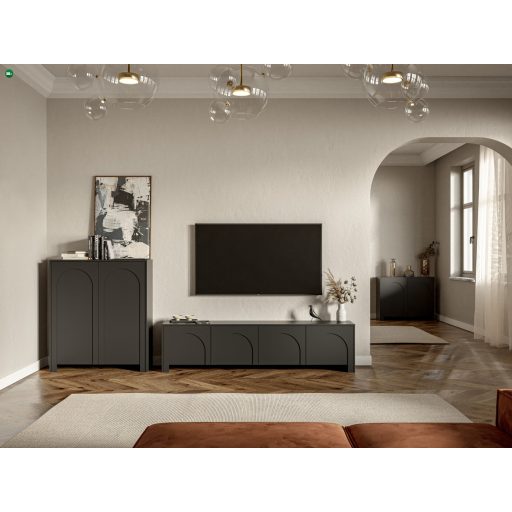 ARCO 3D TV Állvány Fekete Színben. Szélesség: 150 cm.