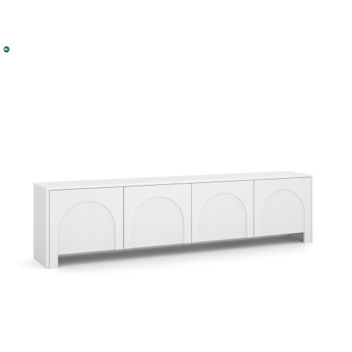 TV Állvány Matt Fehér Színben.  ARCO