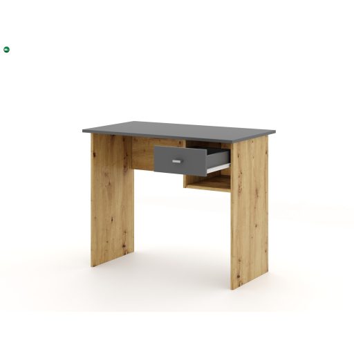 COLIN Íróasztal Artisan Tölgy/Antracit Színben