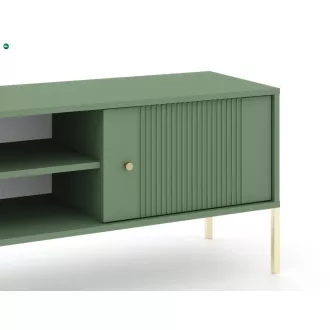   TV szekrény smoke green színben arany fogantyúkkal – ISEO IS01